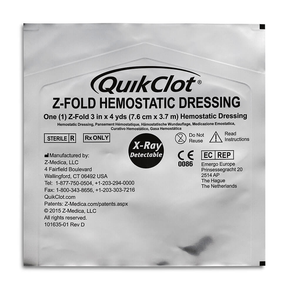 QuikClot Z-Fold